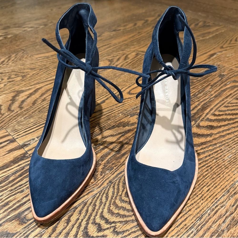 Loeffler Randall Navy Blue Heels 8.5